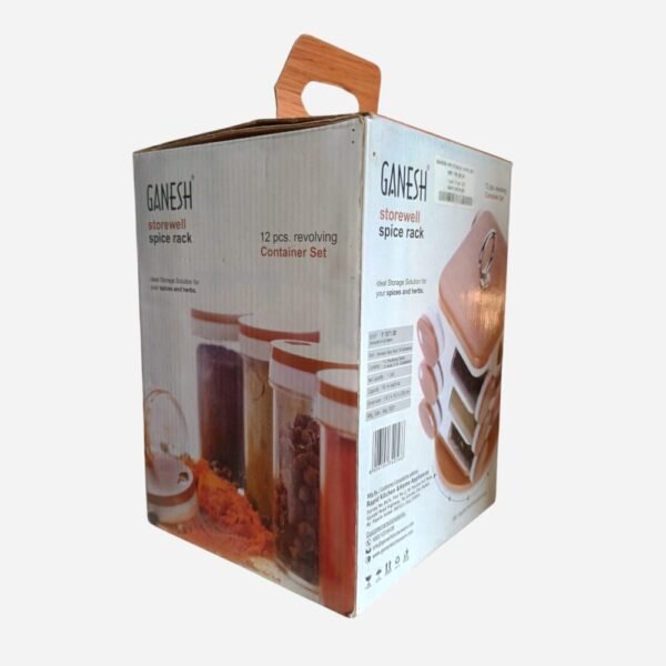 GANESH SPICE RACK 12 PIC SET