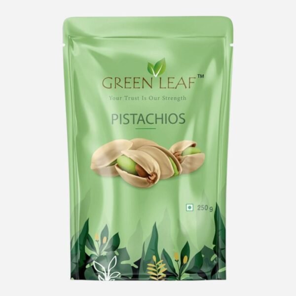 GREEN LEAF PISTACHIOS NEW 250 GM