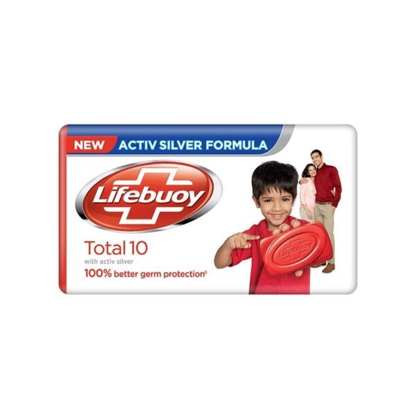 LIFEBUOY TOTAL 10 GERM PROTECTION BAR SOAP 125GM