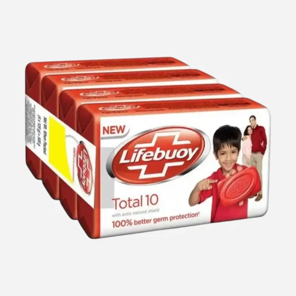 LIFEBUOY TOTAL 10 STRONGER GERM PROTECTION SOAP 4