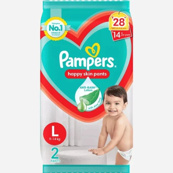 PAMPERS HAPPY SKIN PANTS 2 PANTS