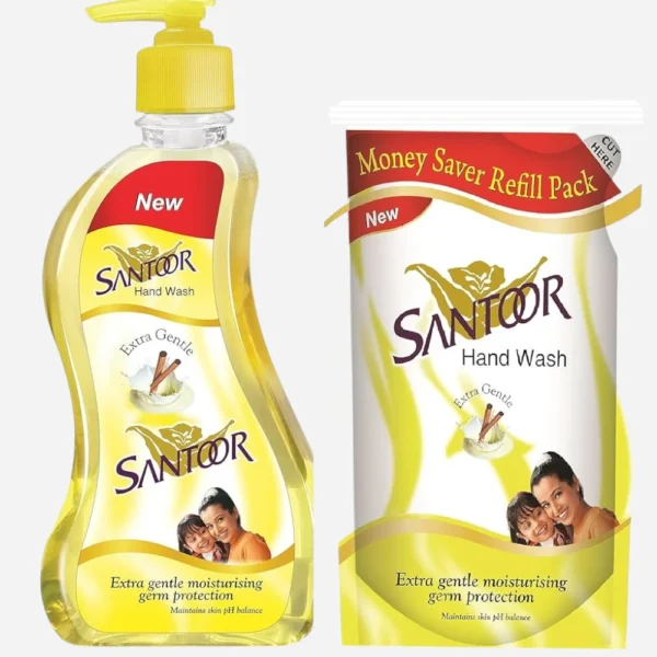 SANTOOR HANDWASH BUY 200 ML + 180*2 ML