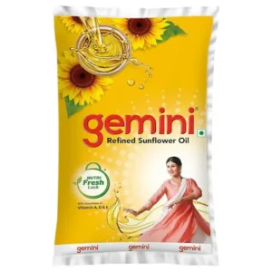 GEMINI REFINED SUN FLOWER OIL 1 LTR