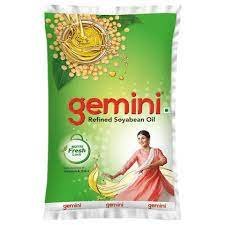 GEMINI REFINED OIL SOYA 1 LTR